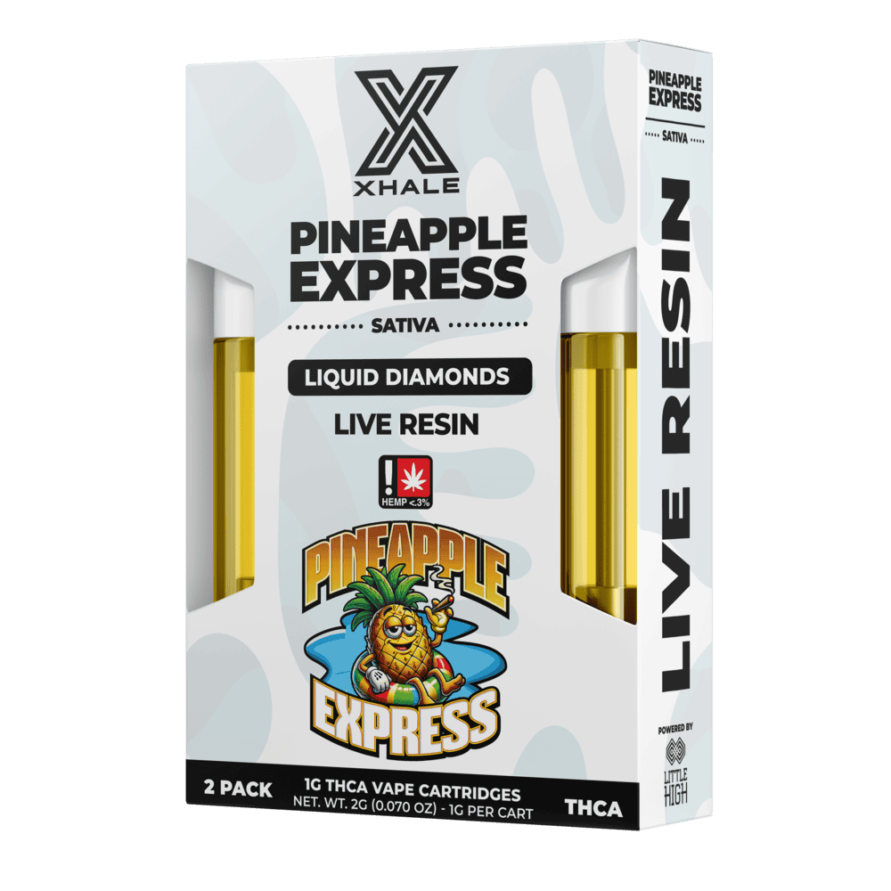 Xhale THC-A Live Resin Cartridge 1g 2ct (5/Pack) [DROPSHIP]