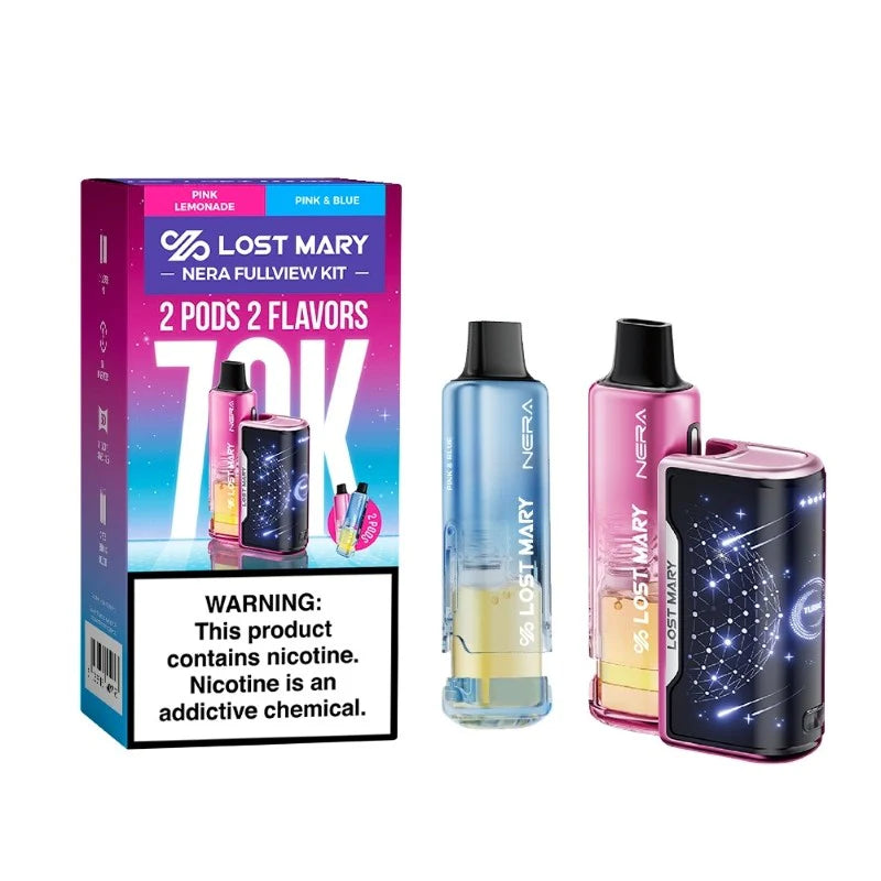 Lost Mary Nera Fullview 70K Disposable Kit 24mL 50mg (5/pack) [TX Compliant]