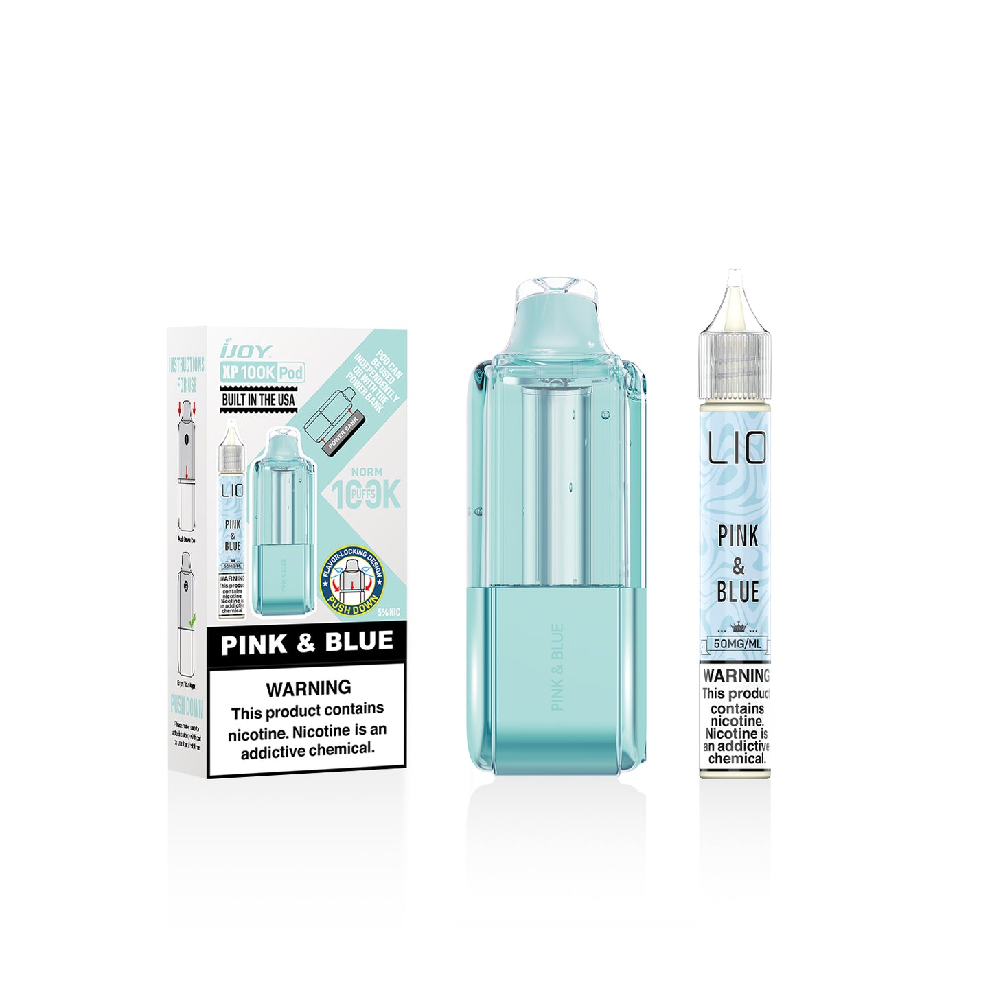 iJoy XP100K Disposable Pod 18mL + 15mL Bottle (5/pack) [TX Compliant]