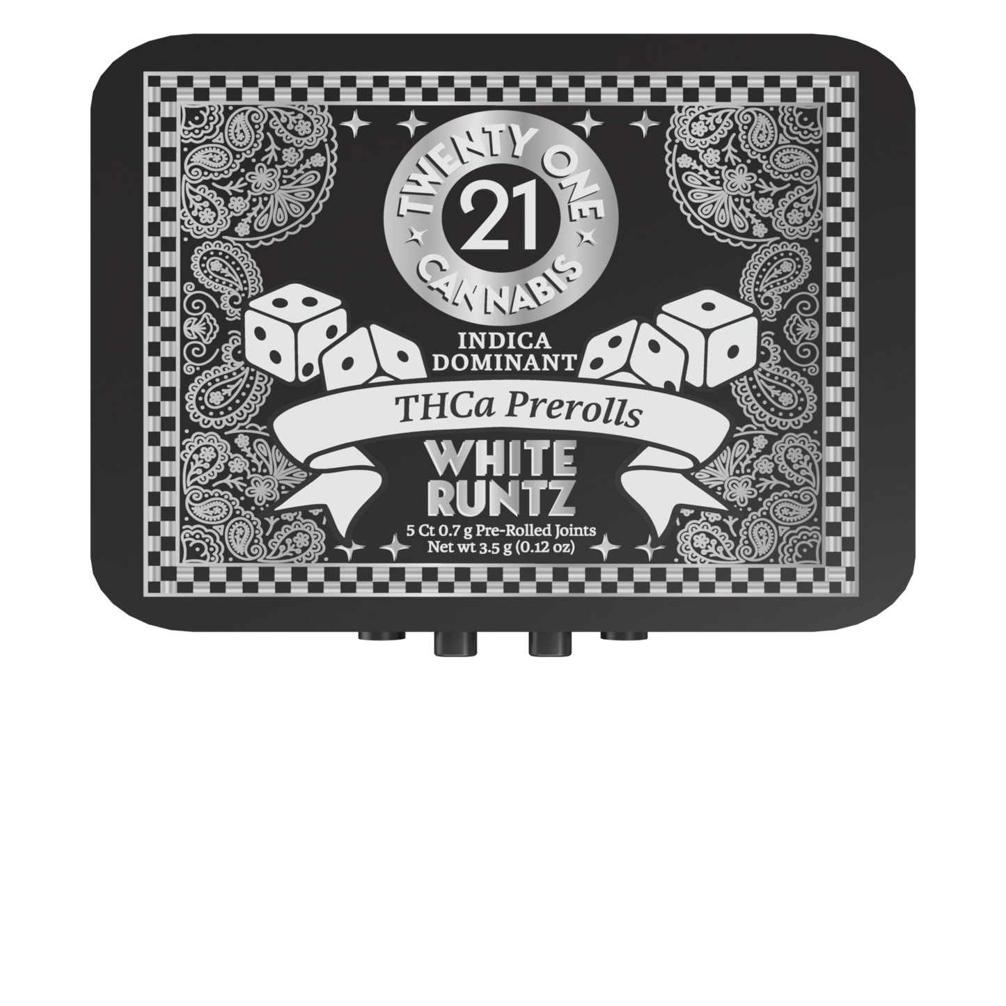 Twenty One THC-A Pre-Rolls 5ct 3.5g (6/Pack) [DROPSHIP]