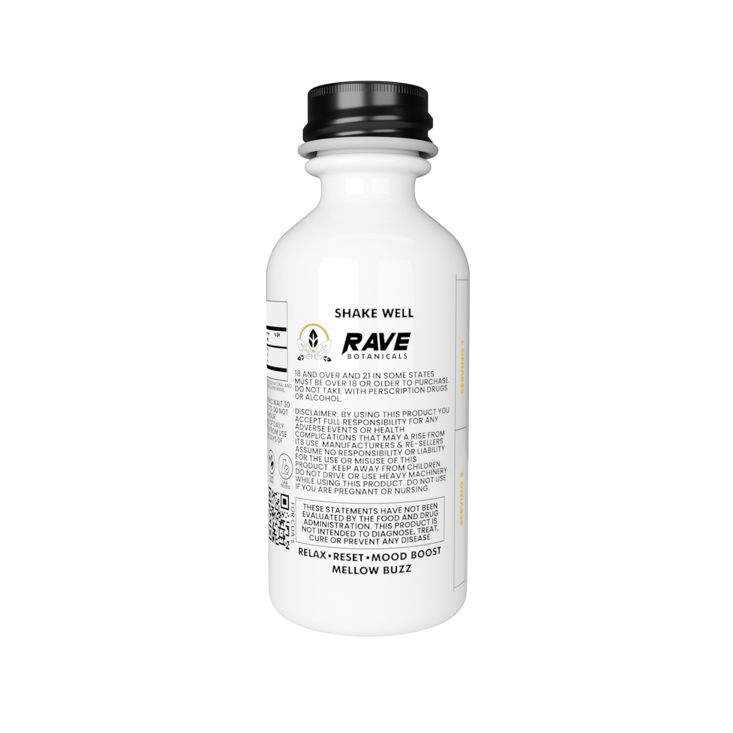 Rave Kratom Botanicals 60mL (12/Pack) [DROPSHIP]