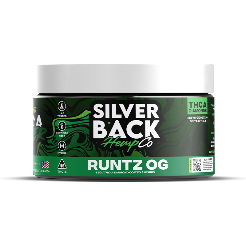 Silverback Hemp Co THCA Dusted Flower 3.5g (SINGLE) [DROPSHIP]