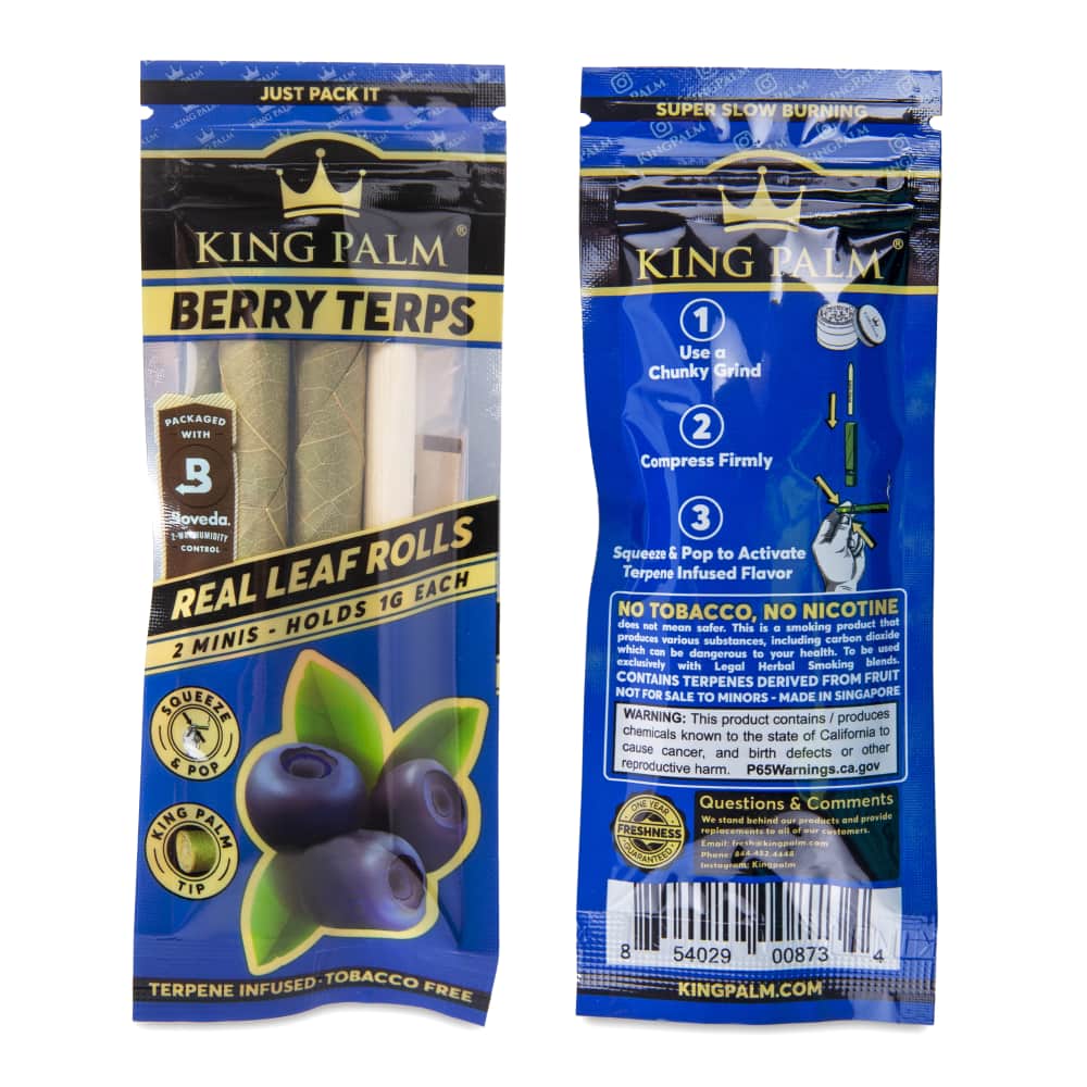 King Palm Mini Flavored Cones 2ct (20/pack)
