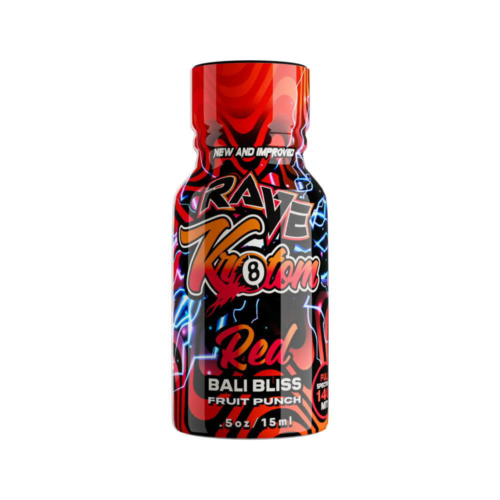 Rave Kratom Shot 15mL (12/Pack) [DROPSHIP]