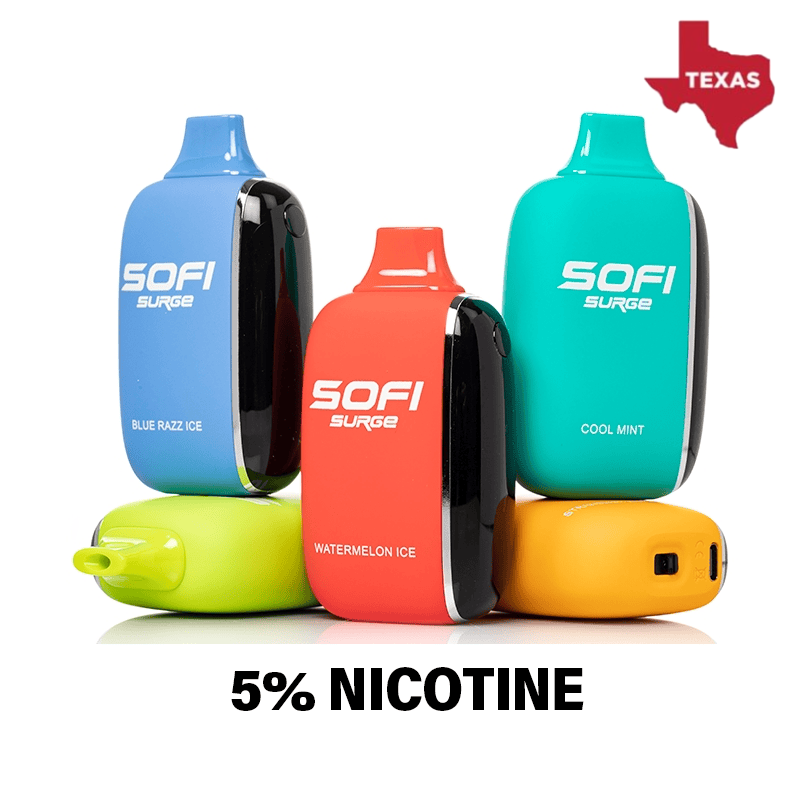 Sofi Surge 25K Disposable 22mL 50mg (5/pack) [TX Compliant]