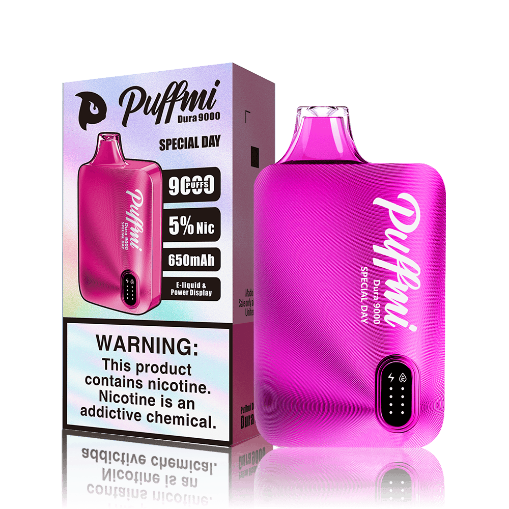 Puffmi Dura 9000 Disposable 20mL (10/pack) – LA Vapor Inc