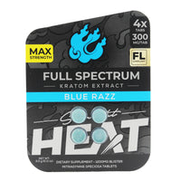 Straight Heat Full Spectrum Kratom Extract Tabs 300mg 4ct (SINGLE)
