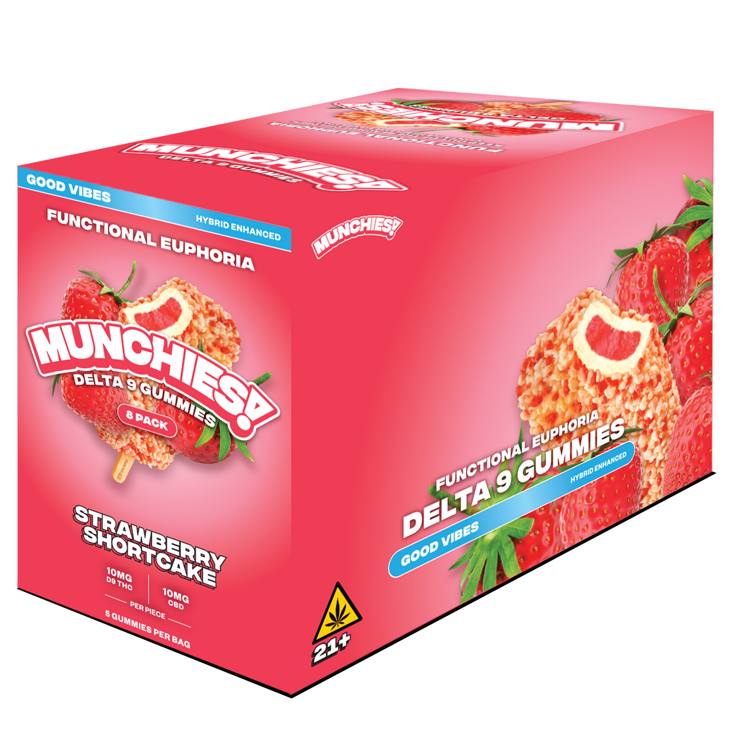 Munchies Gummy Euphoria D9 5ct (8/pack) [DROPSHIP]