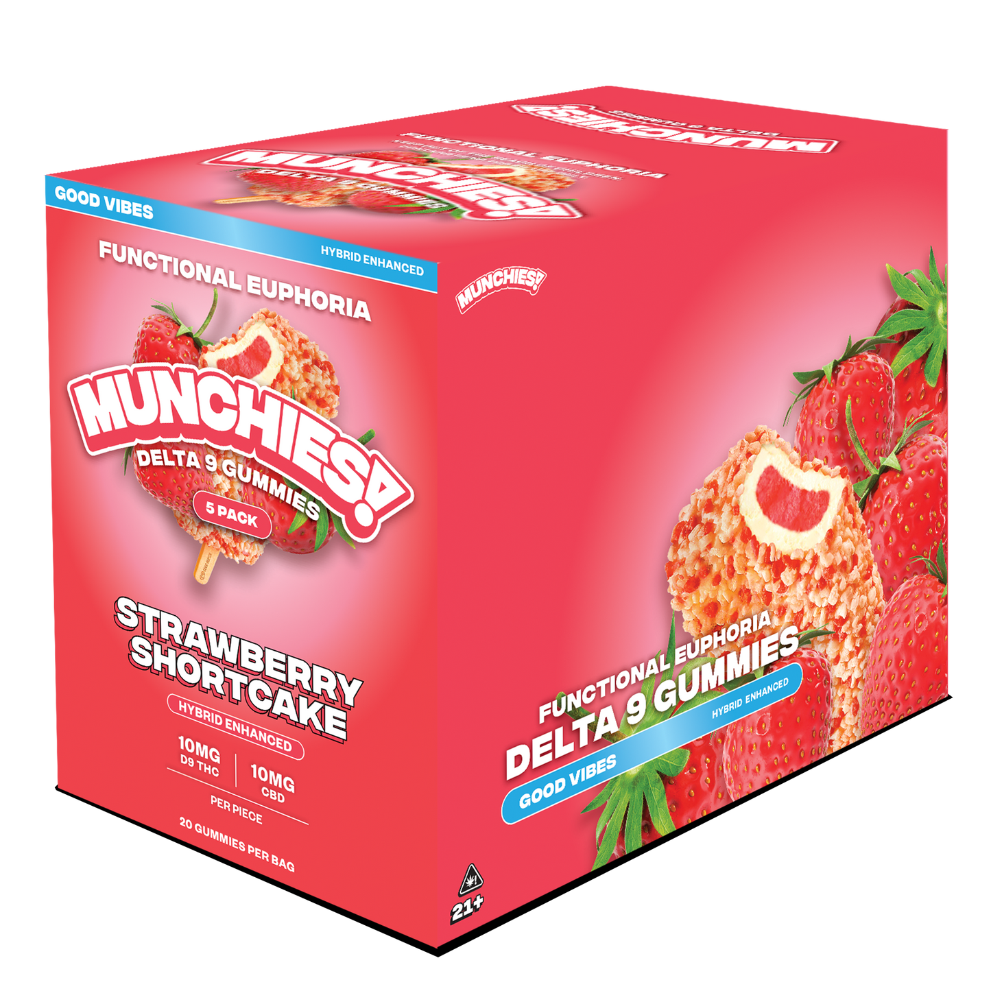 Munchies Euphoria Gummy D9 20ct (5/pack) [DROPSHIP]