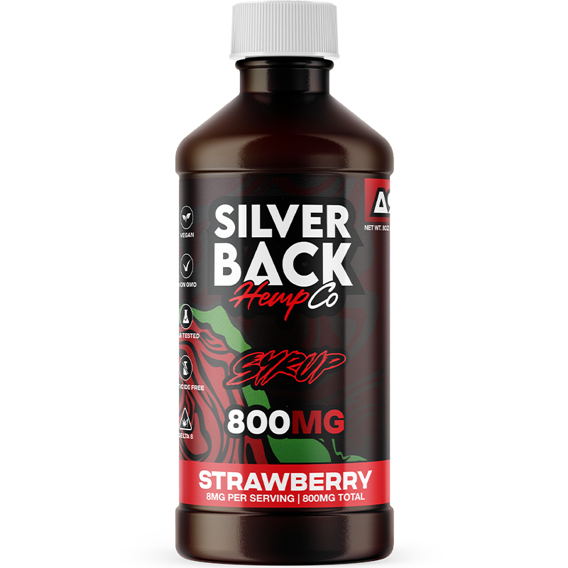Silverback Hemp Co D9 Syrup 800mg (SINGLE) [DROPSHIP]