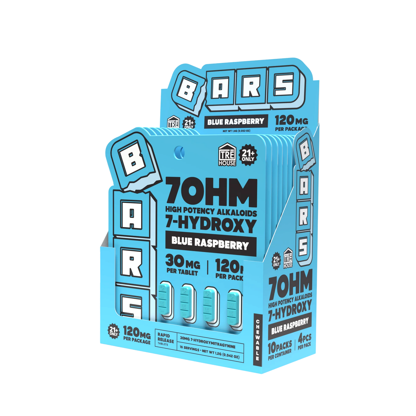 TRE House BARS 7Hydroxy Acrylic Display Variety (6/pack) [DROPSHIP]