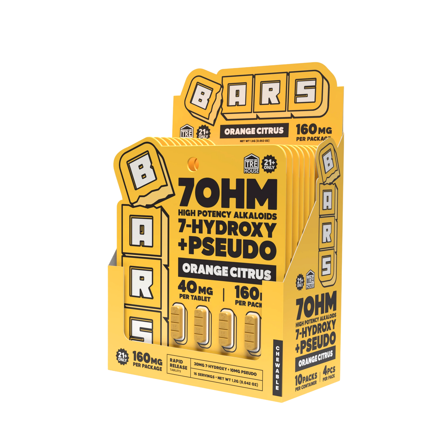 TRE House BARS 7Hydroxy Acrylic Display Variety (6/pack) [DROPSHIP]