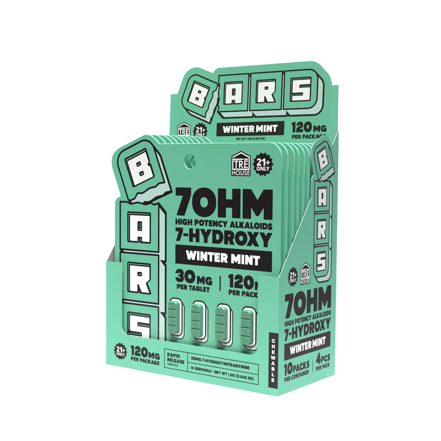 TRE House BARS 7Hydroxy Acrylic Display Variety (6/pack) [DROPSHIP]