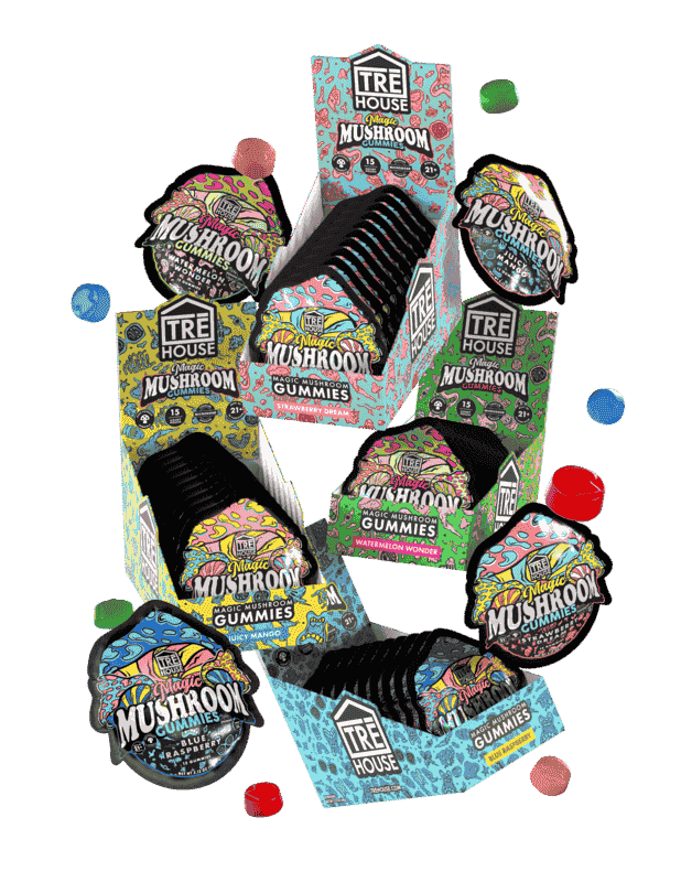 TRE House Magic Mushroom Gummies 15ct 60g (10/Pack)