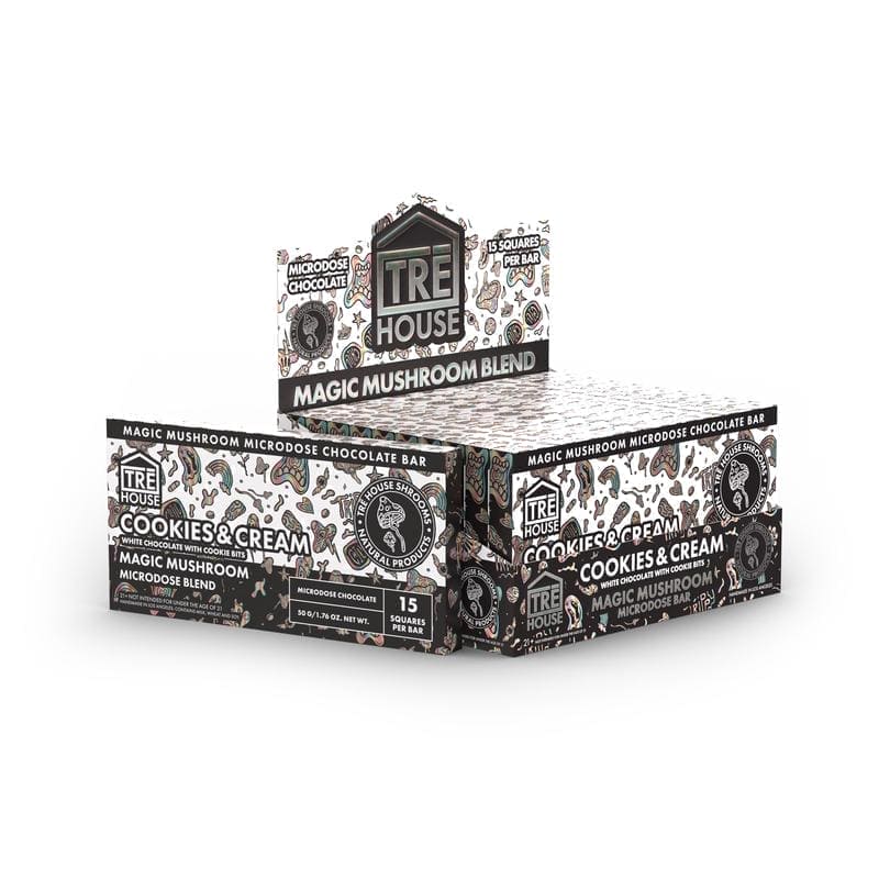 TRE House Magic Mushroom Chocolate Bar 50g (10/Pack) [DROPSHIP]
