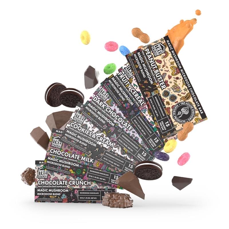TRE House Magic Mushroom Chocolate Bar 50g (10/Pack) [DROPSHIP]