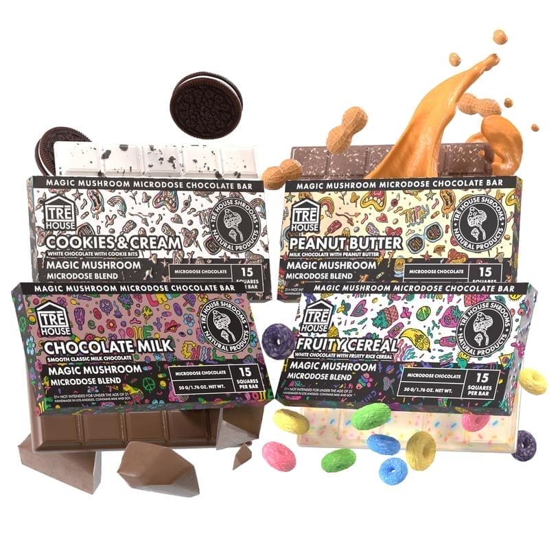 TRE House Magic Mushroom Chocolate Bar 50g (10/Pack) [DROPSHIP]