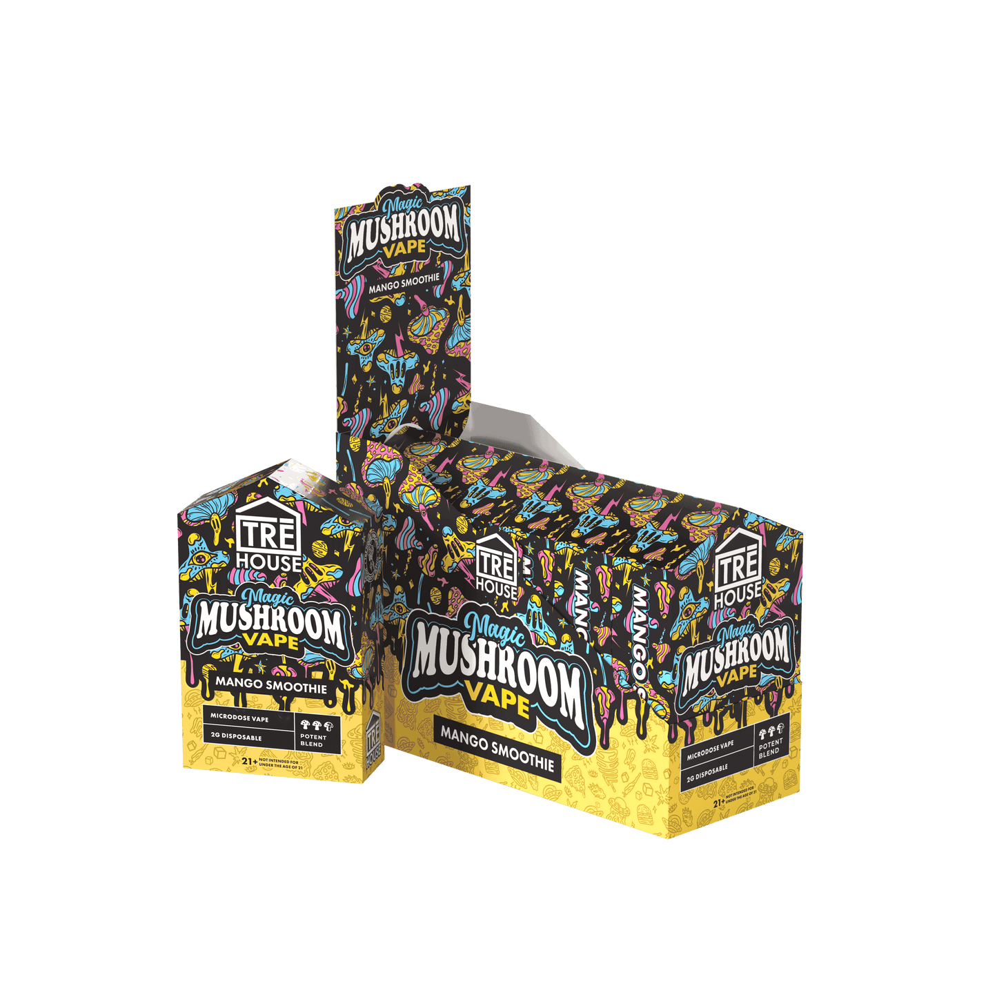 TRE House Mushroom Vape (6/pack) [DROPSHIP]