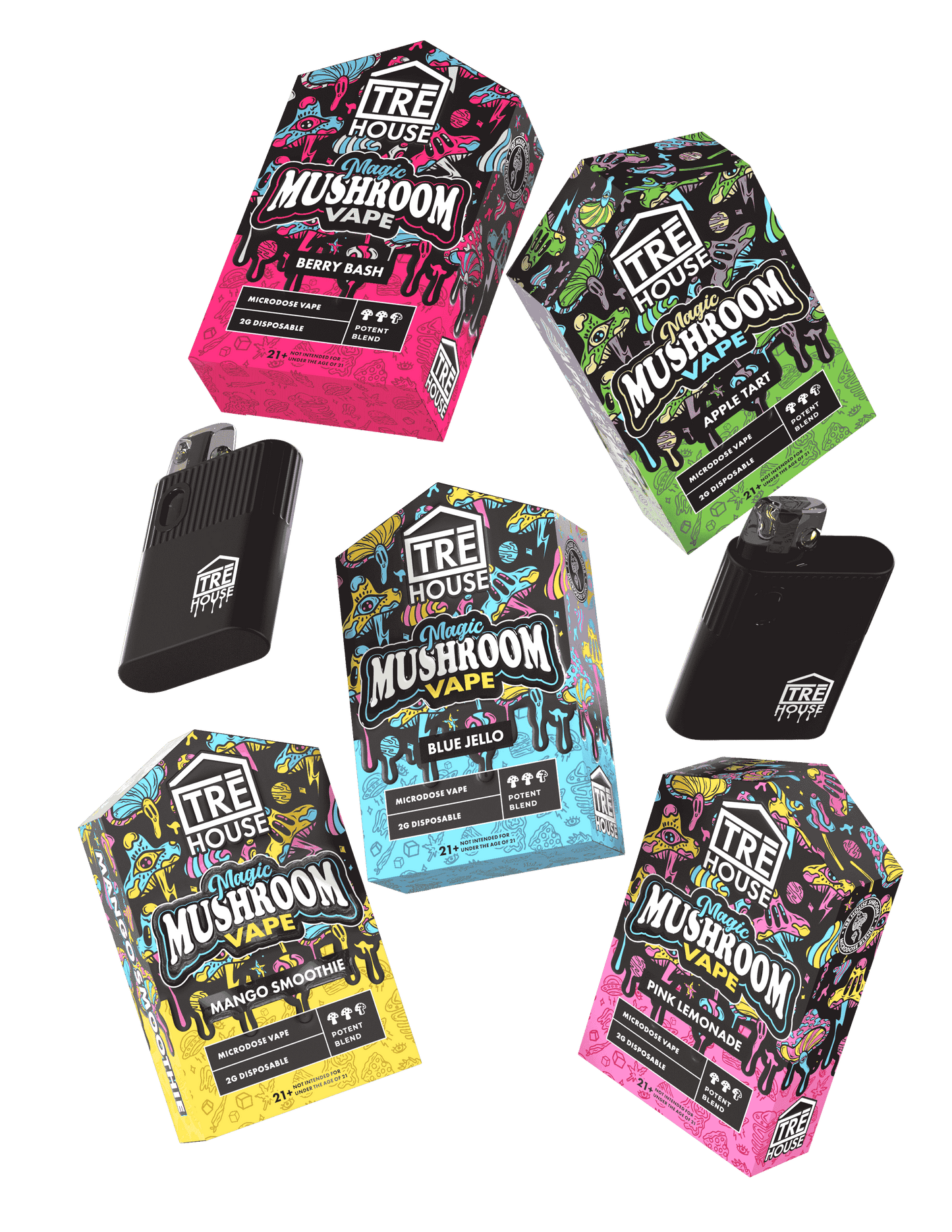 TRE House Mushroom Vape (6/pack) [DROPSHIP]