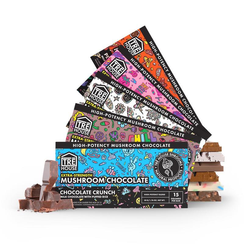 TRE House Extra Strength Mushroom Chocolate Bar (10/Pack) [DROPSHIP]