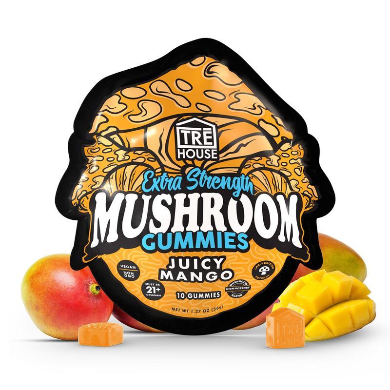 TRE House Extra Strength Mushroom Gummies 10ct (10/Pack) [DROPSHIP]