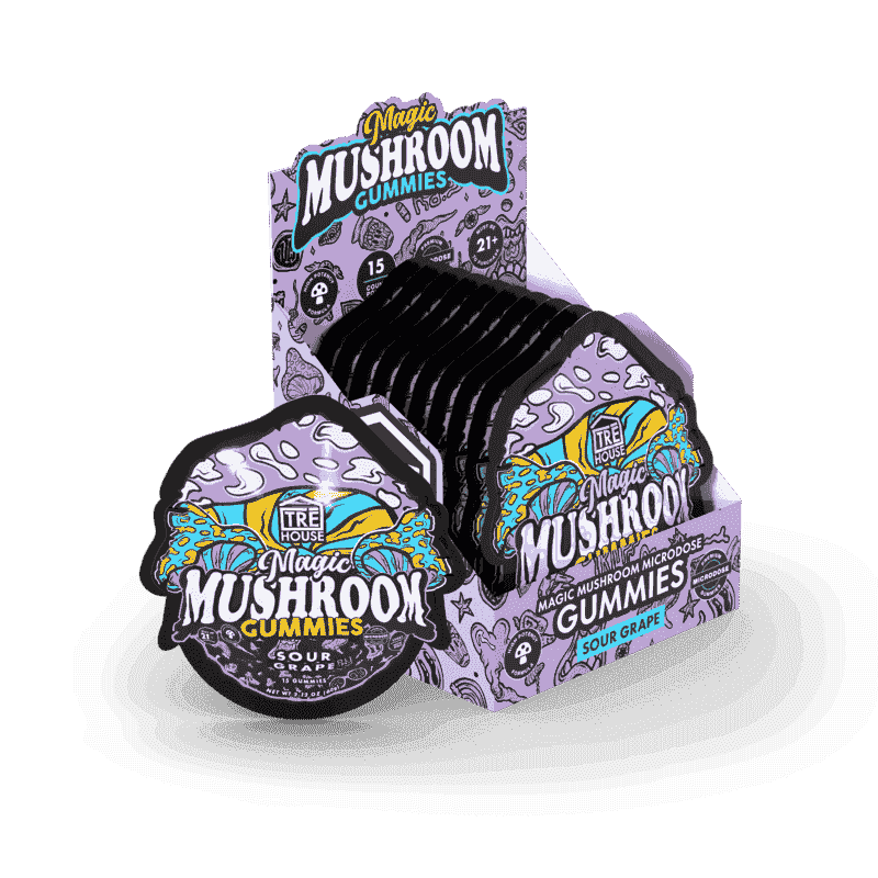 TRE House Magic Mushroom Gummies 15ct 60g (10/Pack)