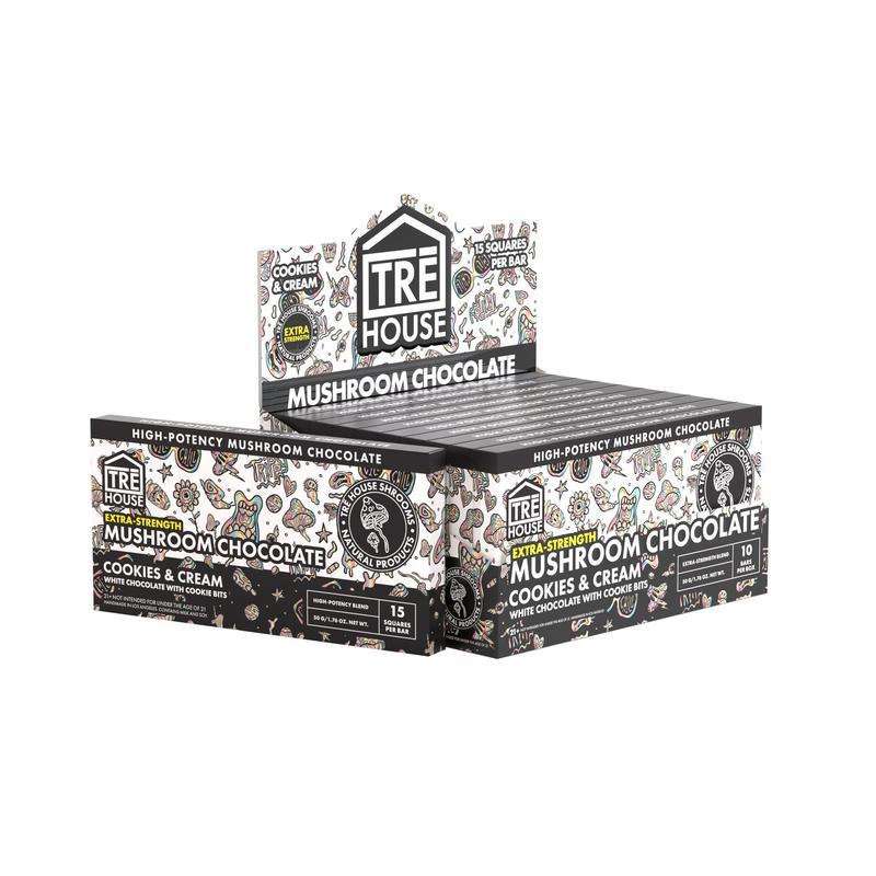 TRE House Extra Strength Mushroom Chocolate Bar (10/Pack) [DROPSHIP]