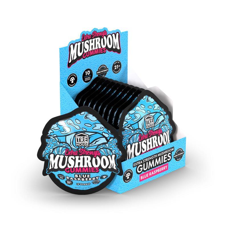 TRE House Extra Strength Mushroom Gummies 10ct (10/Pack) [DROPSHIP]