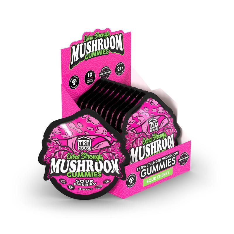 TRE House Extra Strength Mushroom Gummies 10ct (10/Pack) [DROPSHIP]