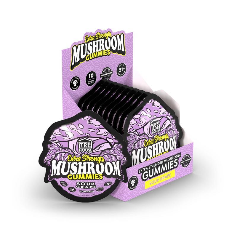TRE House Extra Strength Mushroom Gummies 10ct (10/Pack) [DROPSHIP]