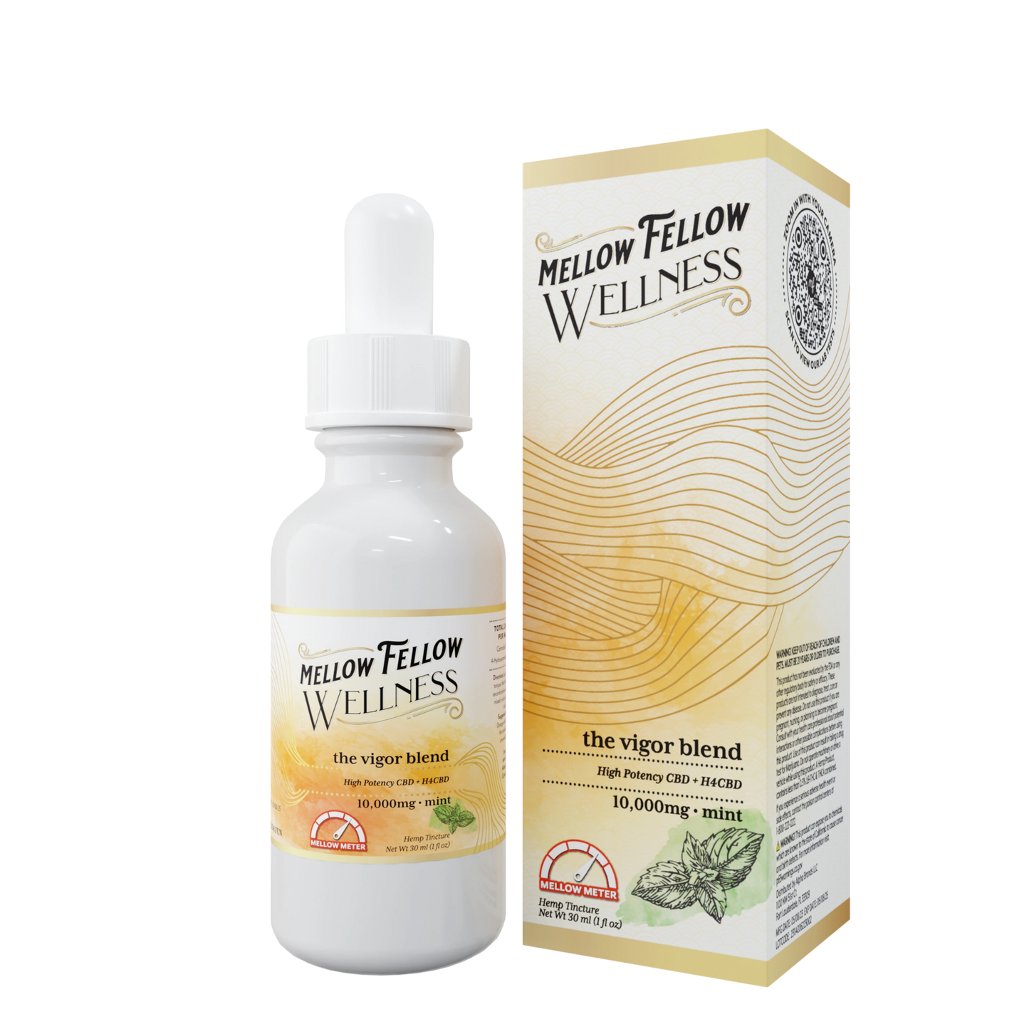 Mellow Fellow Wellness Tincture CBD 30mL (6/Pack) [DROPSHIP]