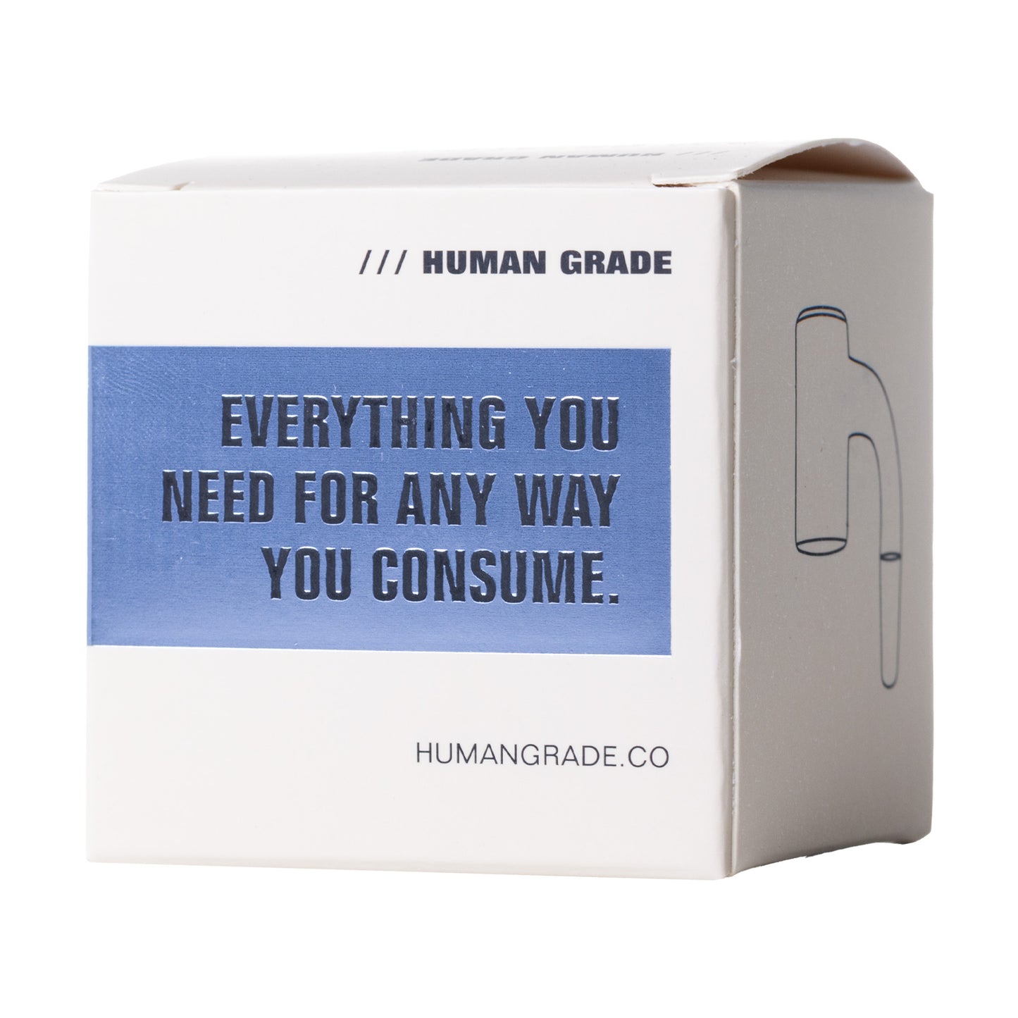 Human Grade Clear Bucket Banger Full Weld 90 (SINGLE)
