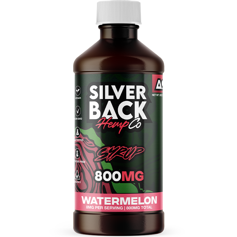 Silverback Hemp Co D9 Syrup 800mg (SINGLE) [DROPSHIP]