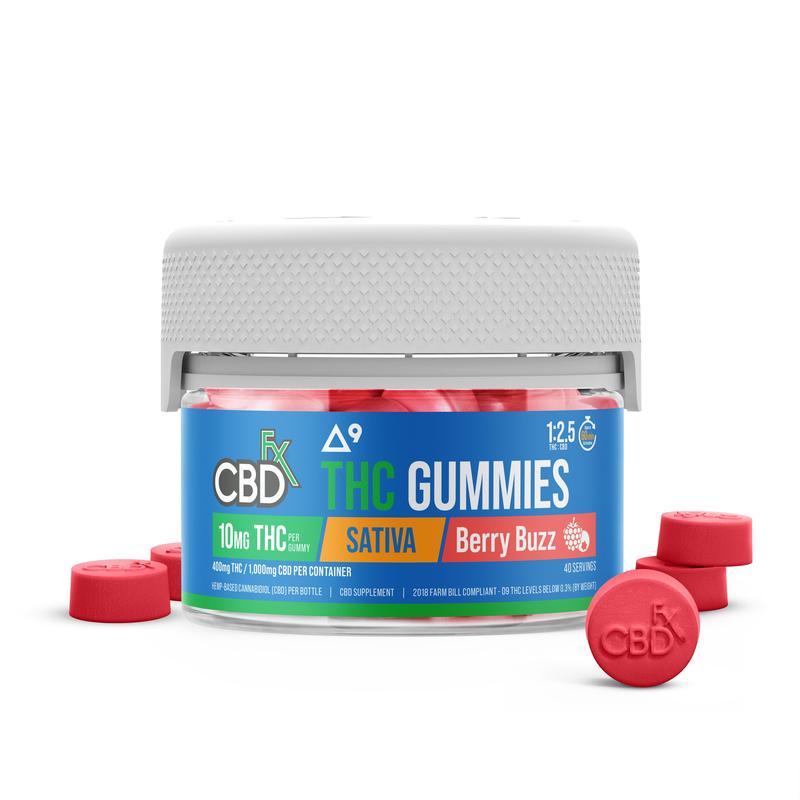 CBDfx Gummies Berry Buzz CBD/THC (6/pack) [DROPSHIP]