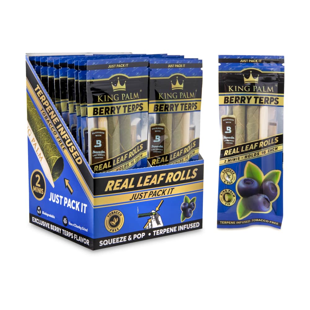 King Palm Mini Flavored Cones 2ct (20/pack)
