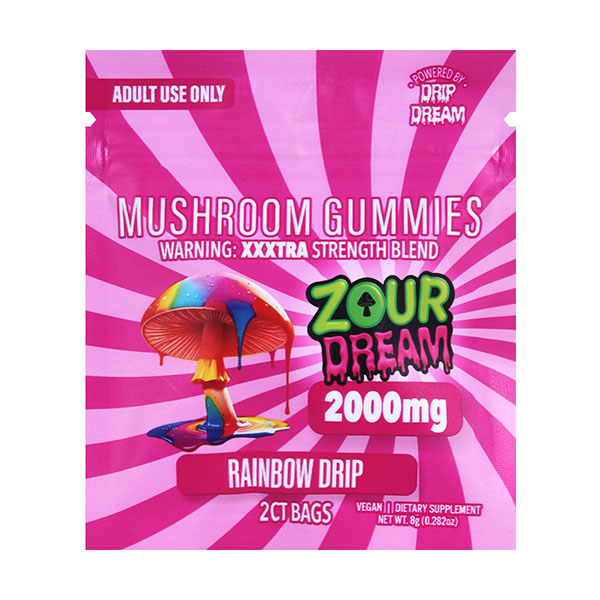 Zour Dream Mushroom Gummies 1000mg 2ct (SINGLE)