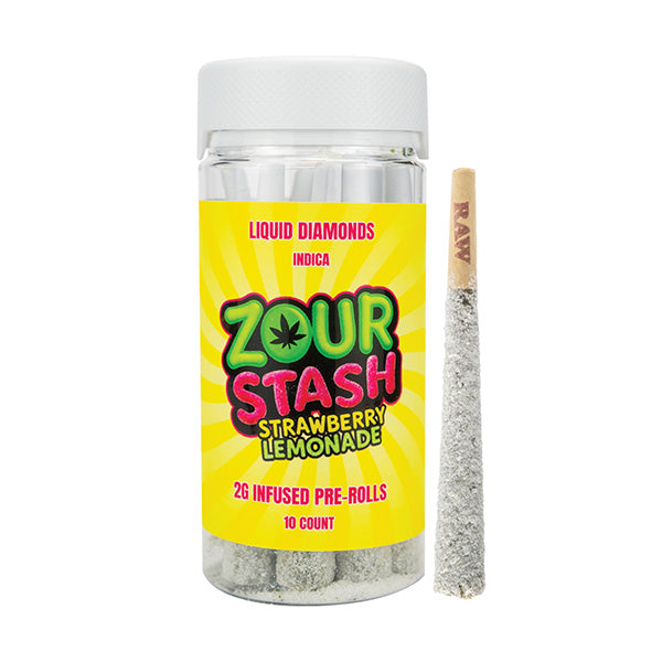 Zour Stash Liquid Diamond Pre Roll 2g 10ct (SINGLE)