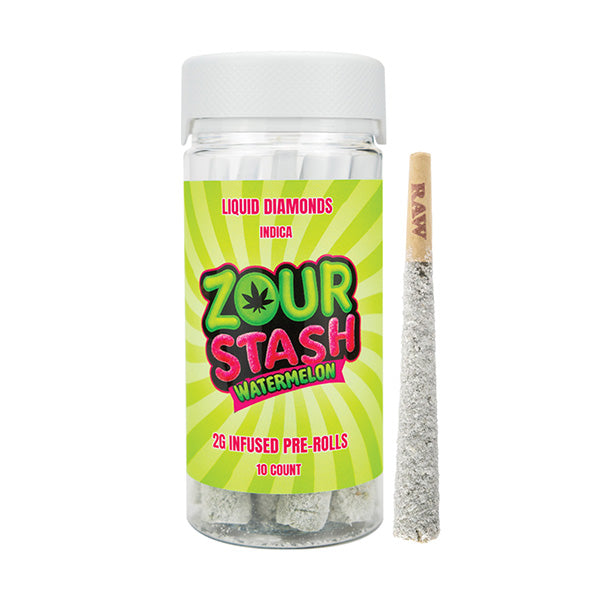 Zour Stash Liquid Diamond Pre Roll 2g 10ct (SINGLE)