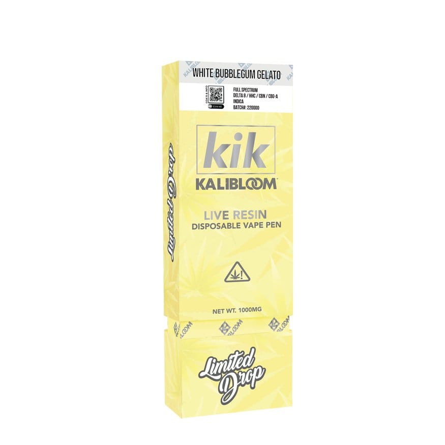 Kalibloom Kik Live Resin Disposable Vape Pen 2000mg (Pack/5)