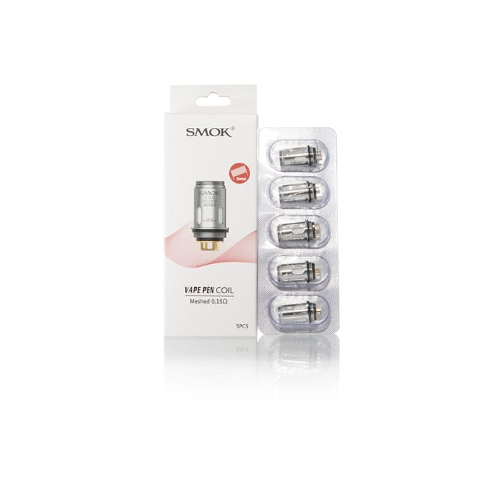SMOK Vape Pen Replacement Coils - 0.3 Ohm, Pack Of 5, For VapePen V2 & 22 Kits, SMOK Vape Pen Replacement Coils - 0.3 Ohm, Pack Of 5, For VapePen V2 & 22 Kits,