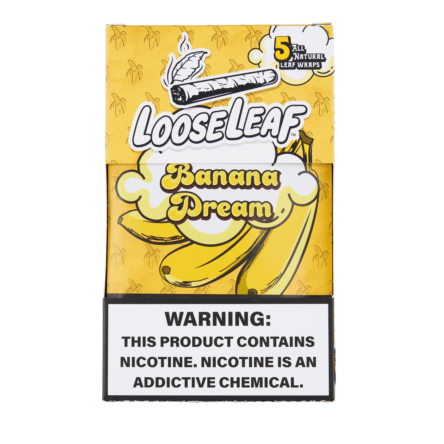 LooseLeaf All Natural Blunt Wraps 5ct (8/pack)