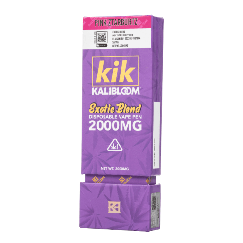 Kalibloom Kik 2g Exotic Blend Disposable Vape Pen 2000mg (Pack/5)