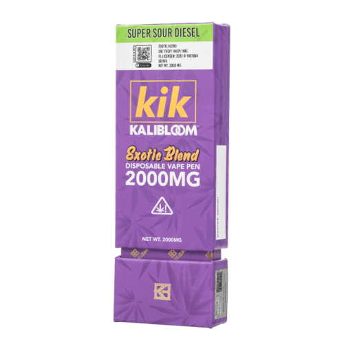Kalibloom Kik 2g Exotic Blend Disposable Vape Pen 2000mg (Pack/5)